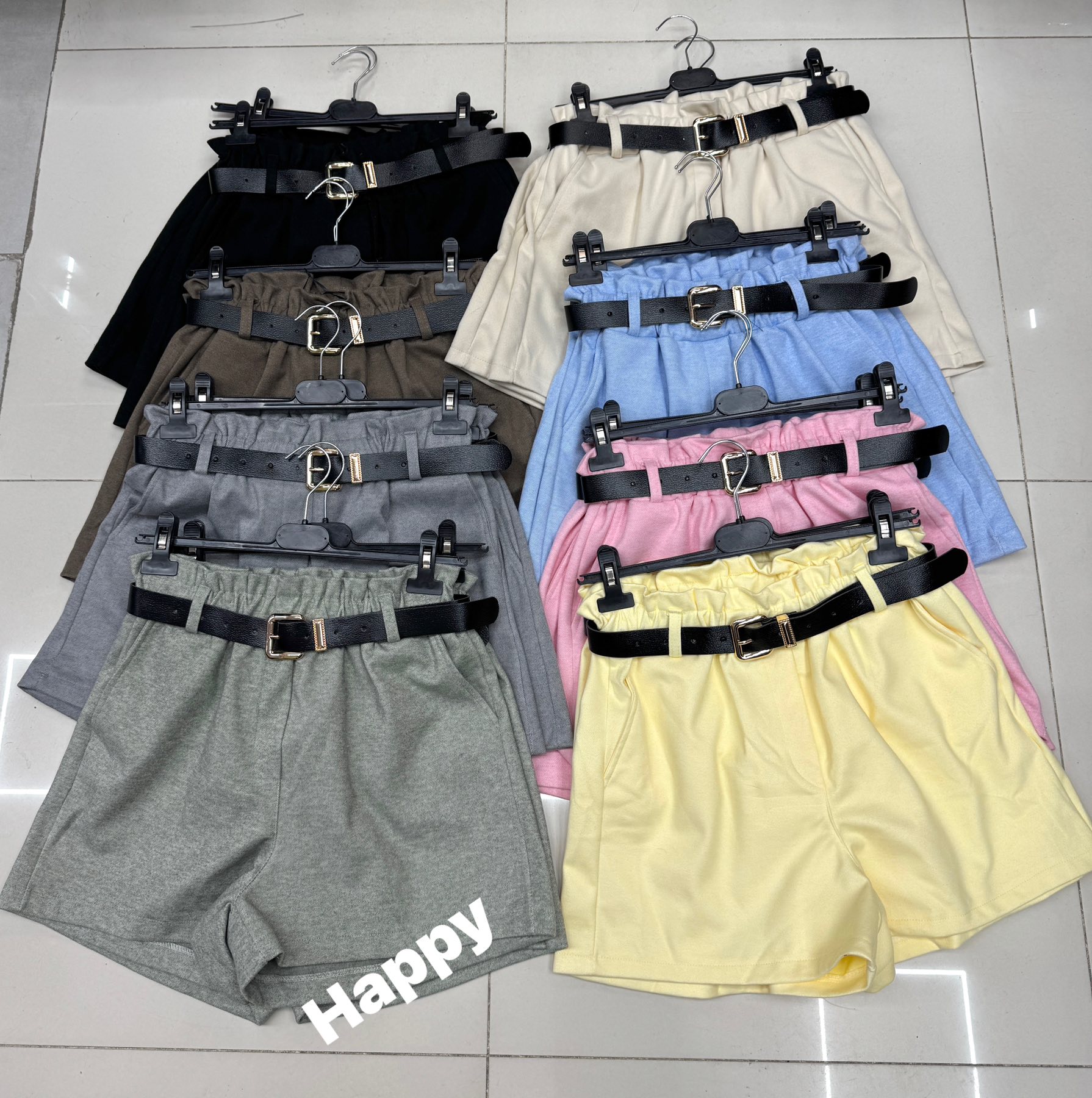 Spodenki Damskie Włoskie , Size uni, paczka 6szt ,mix kolor