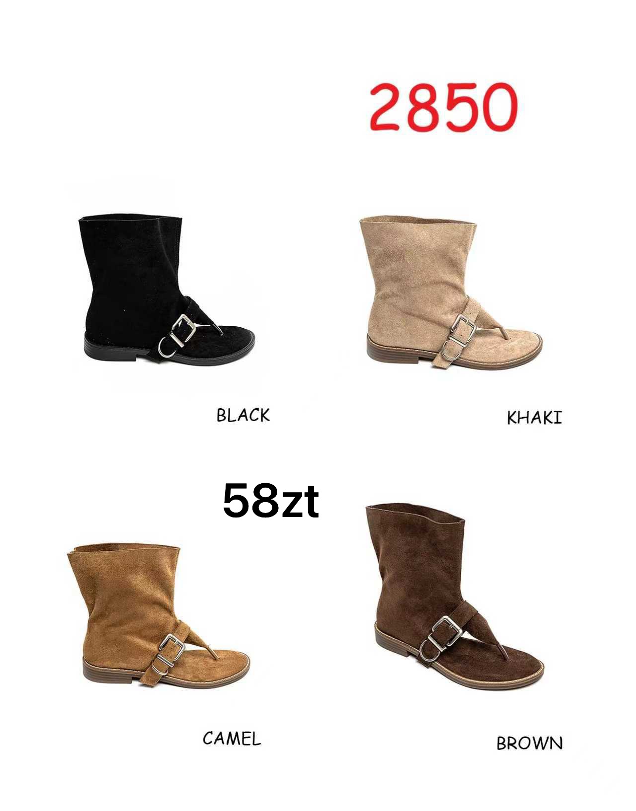 Buty Kozaki Damskie (36-41, 12par)