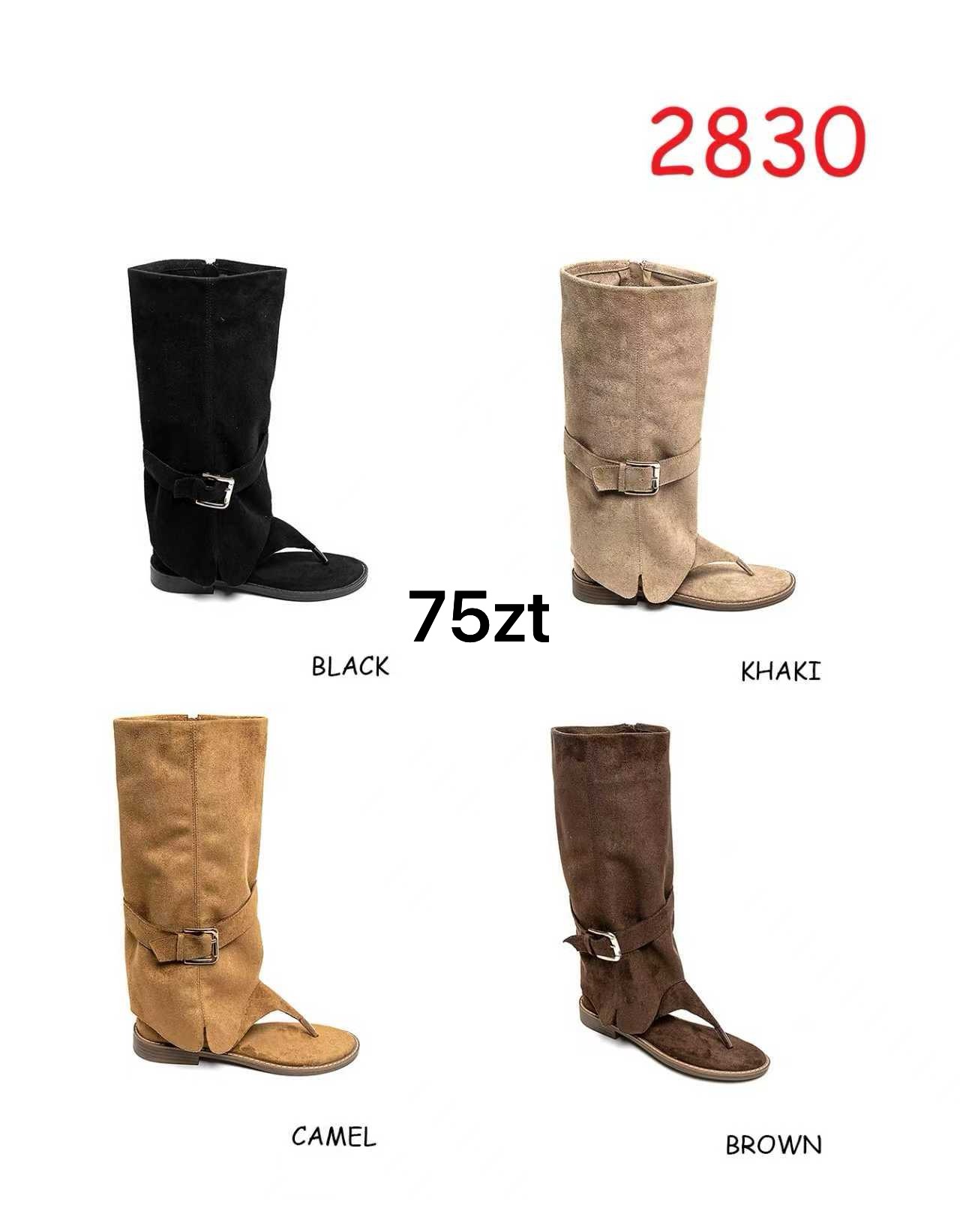 Buty Kozaki Damskie (36-41, 12par)