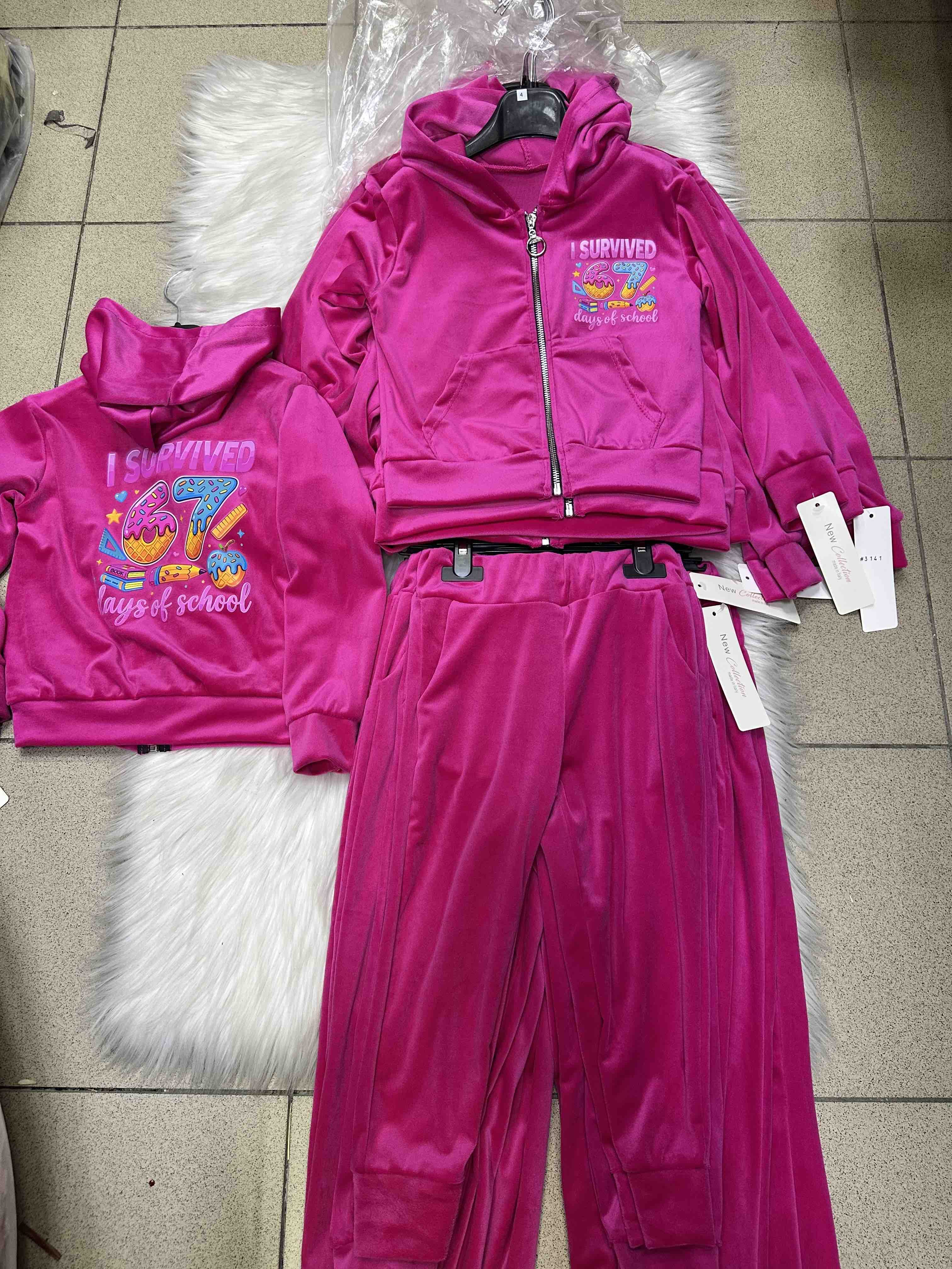 Komplety DZIECIĘCA ,size 4-14lat,paczka 6szt ,1kolor