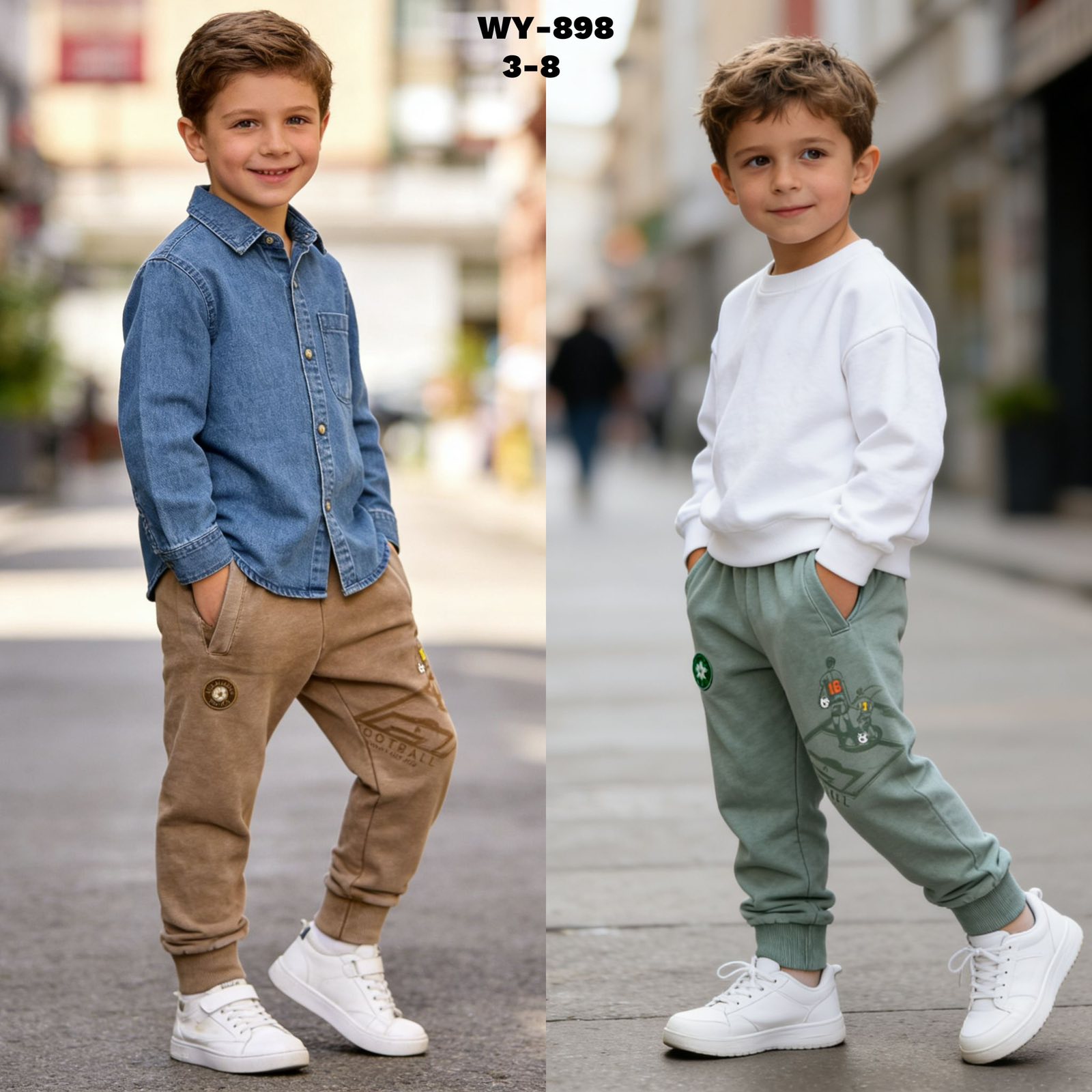 Spodnie DZIECIĘCA , Size 3-8lat, paczka 10szt ,mix kolor