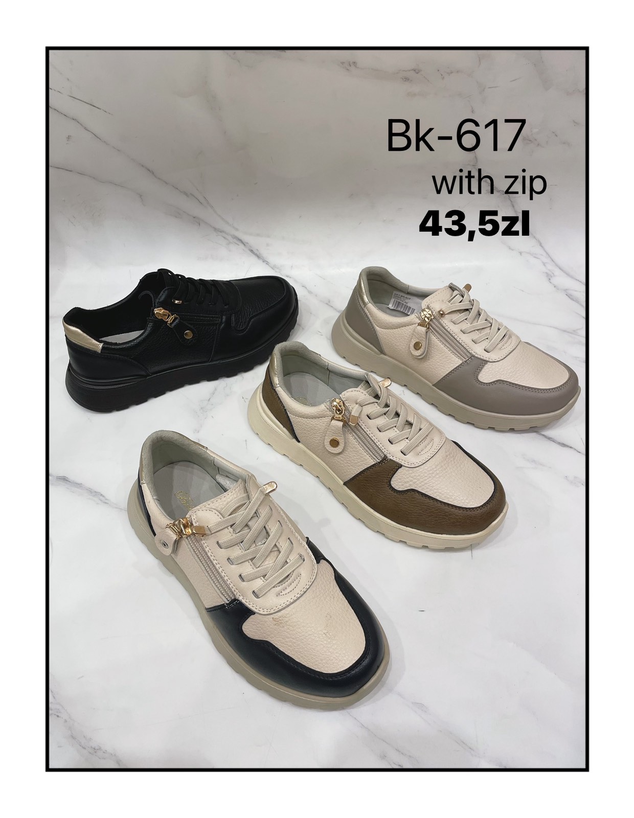 Buty Sportowe DAMSKIE (36-41, 12par)