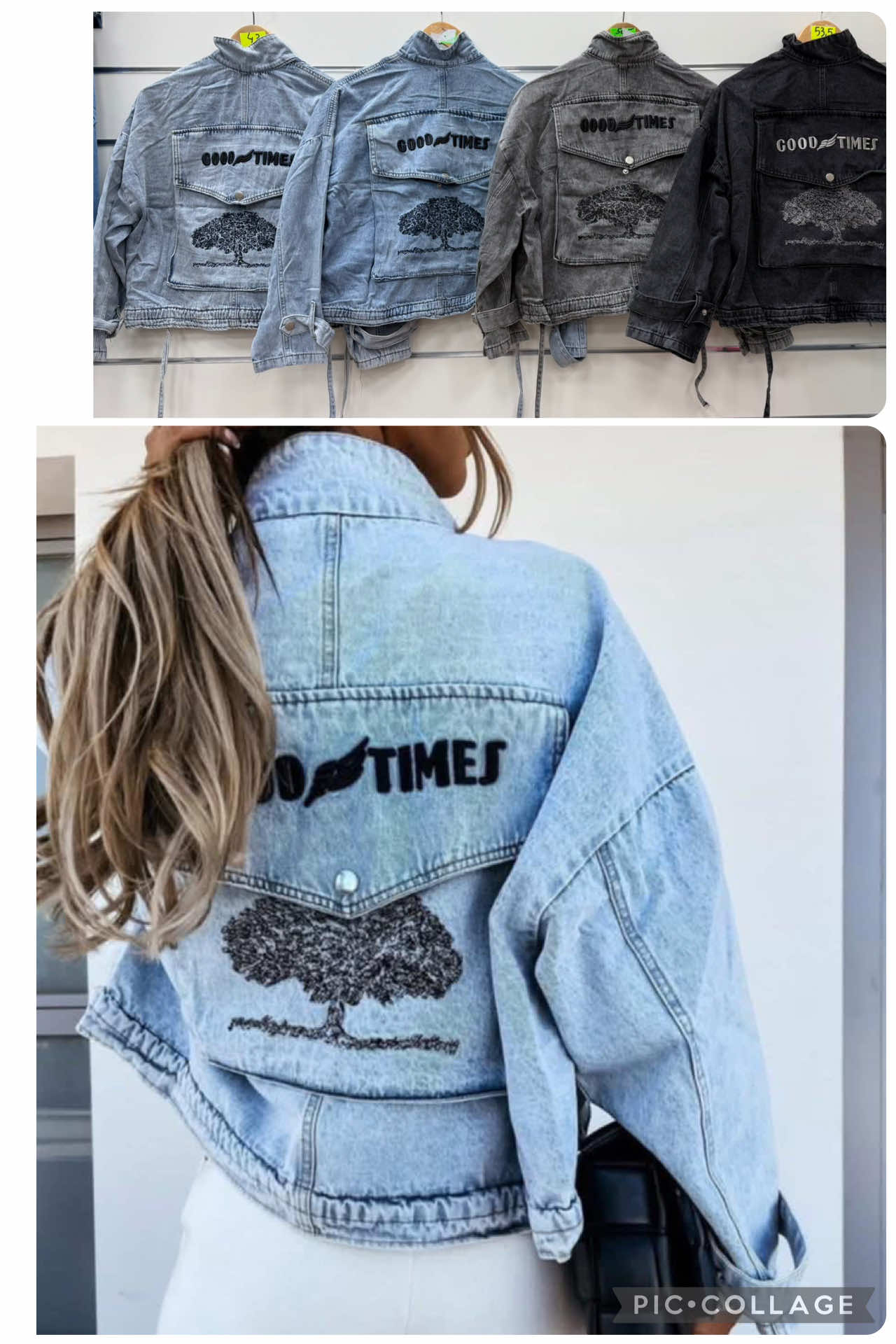 Kurtki Jeansowe damskie , Size s-l,paczka 12szt,mix kolor