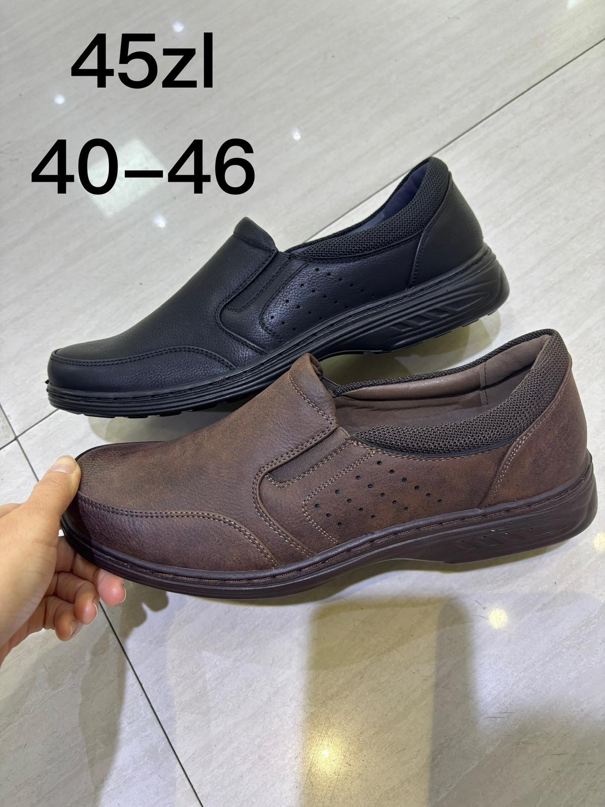 Buty Półbuty Męskie (40-46, 12par)