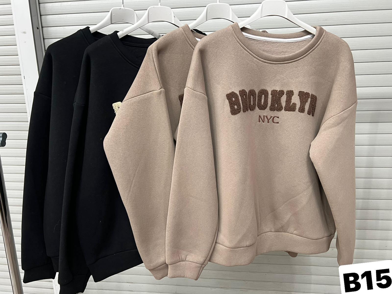 Bluzy/ Polary Damskie WŁOSKA , Size uni, paczka 6szt ,mix kolor