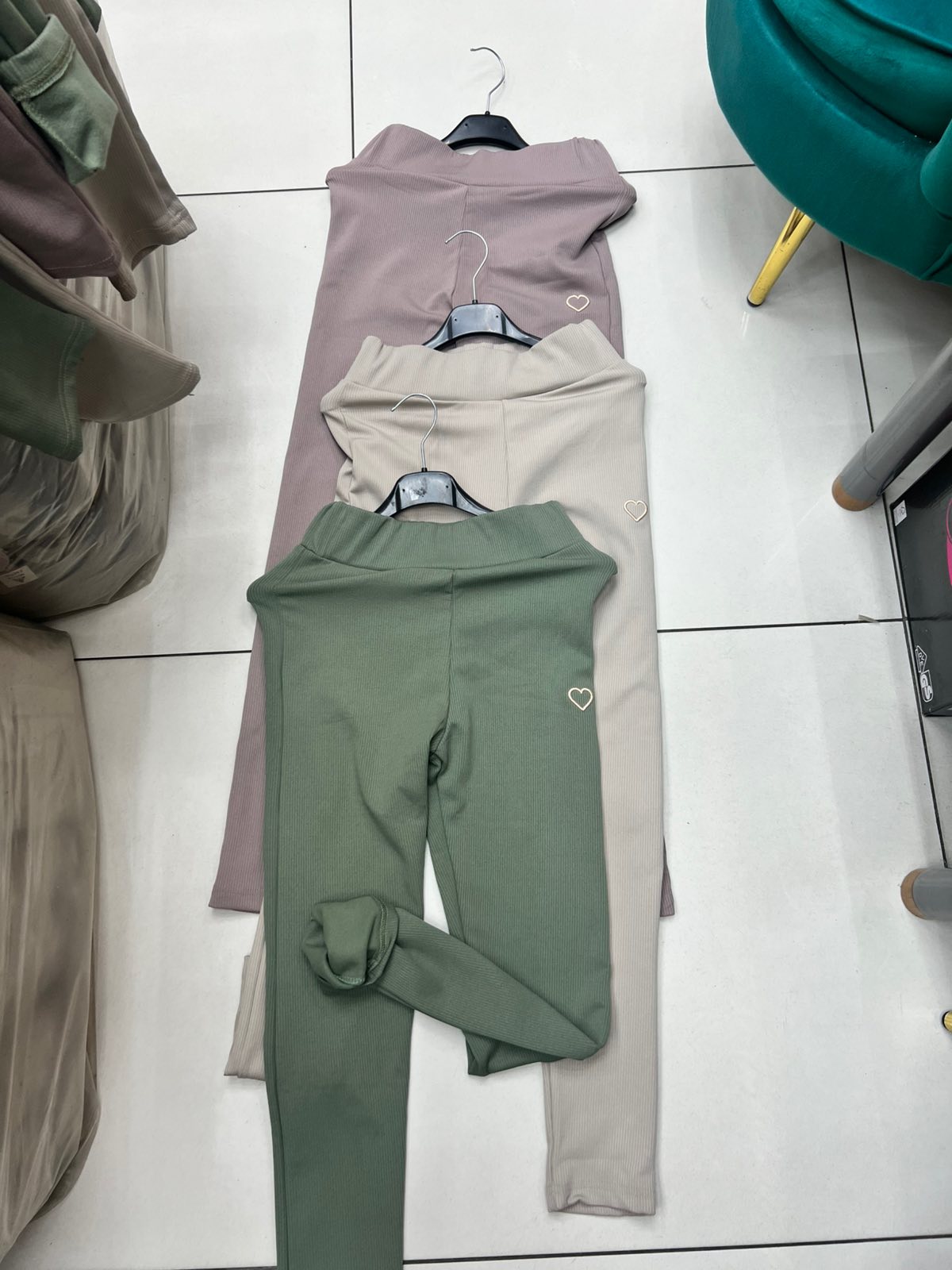 Legginsy Damskie , Size uni, paczka 10szt ,mix kolor