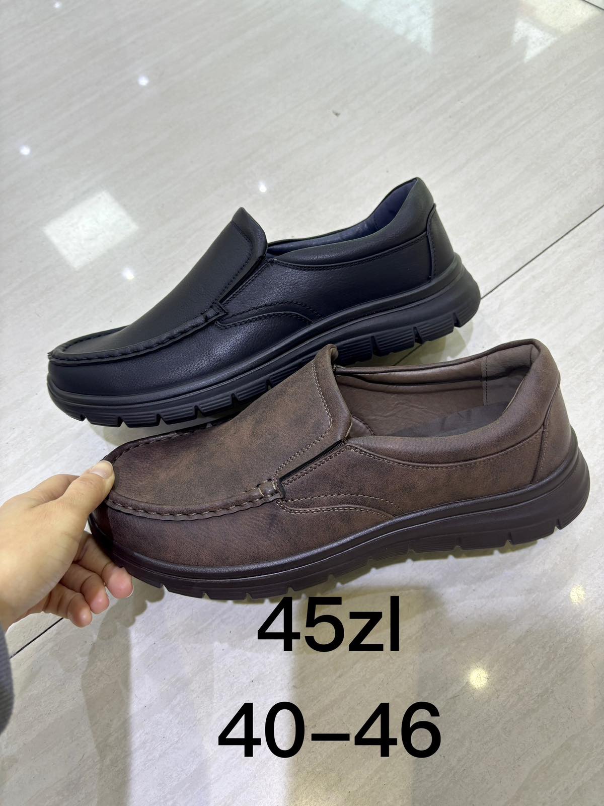 Buty Półbuty Męskie (40-46, 12par)