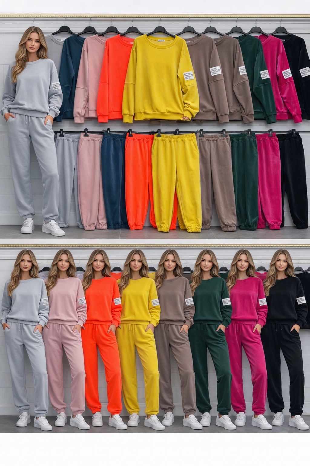 Spodnie  Damskie TURECKA , Size uni, paczka 6szt ,mix kolor