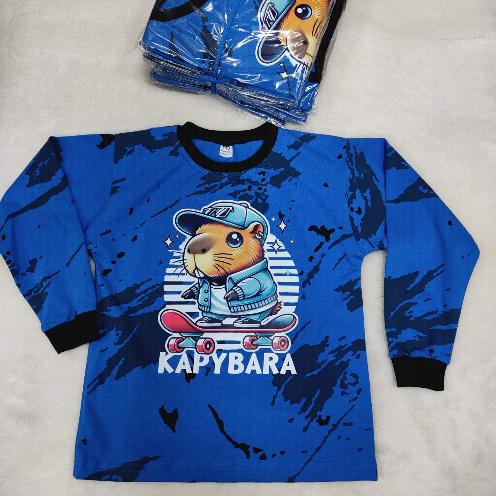 Bluzki DZIECIĘCA ,size 110-146,paczka 7szt ,1kolor