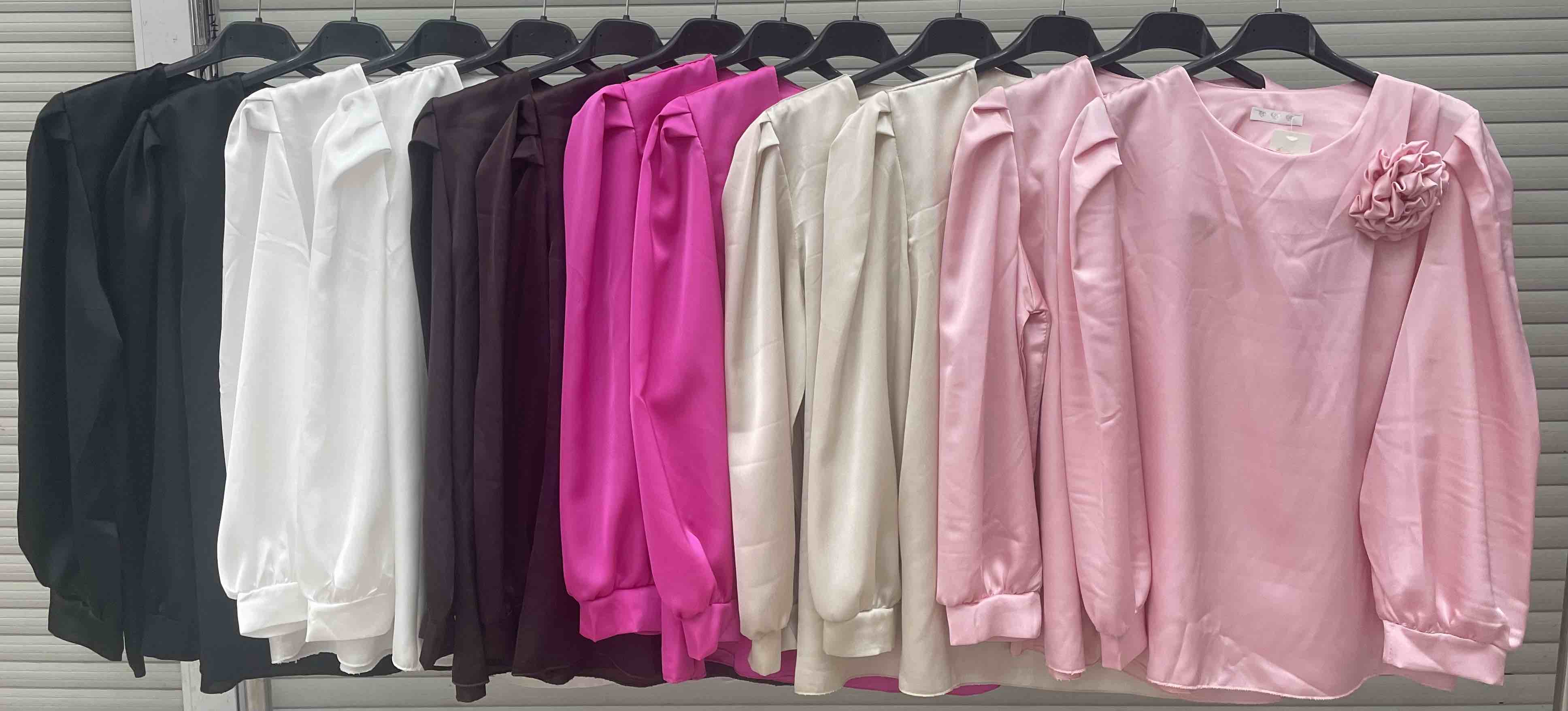 Bluzki Damskie WŁOSKA , Size uni, paczka 6szt ,mix kolor