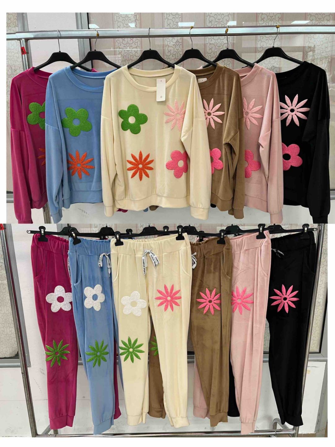 Komplety Damskie  WŁOSKA  , Size uni, paczka 6szt ,mix kolor