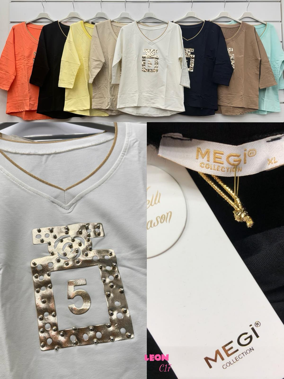 Bluzy Damskie  WŁOSKA  , Size uni, paczka 6szt ,mix kolor