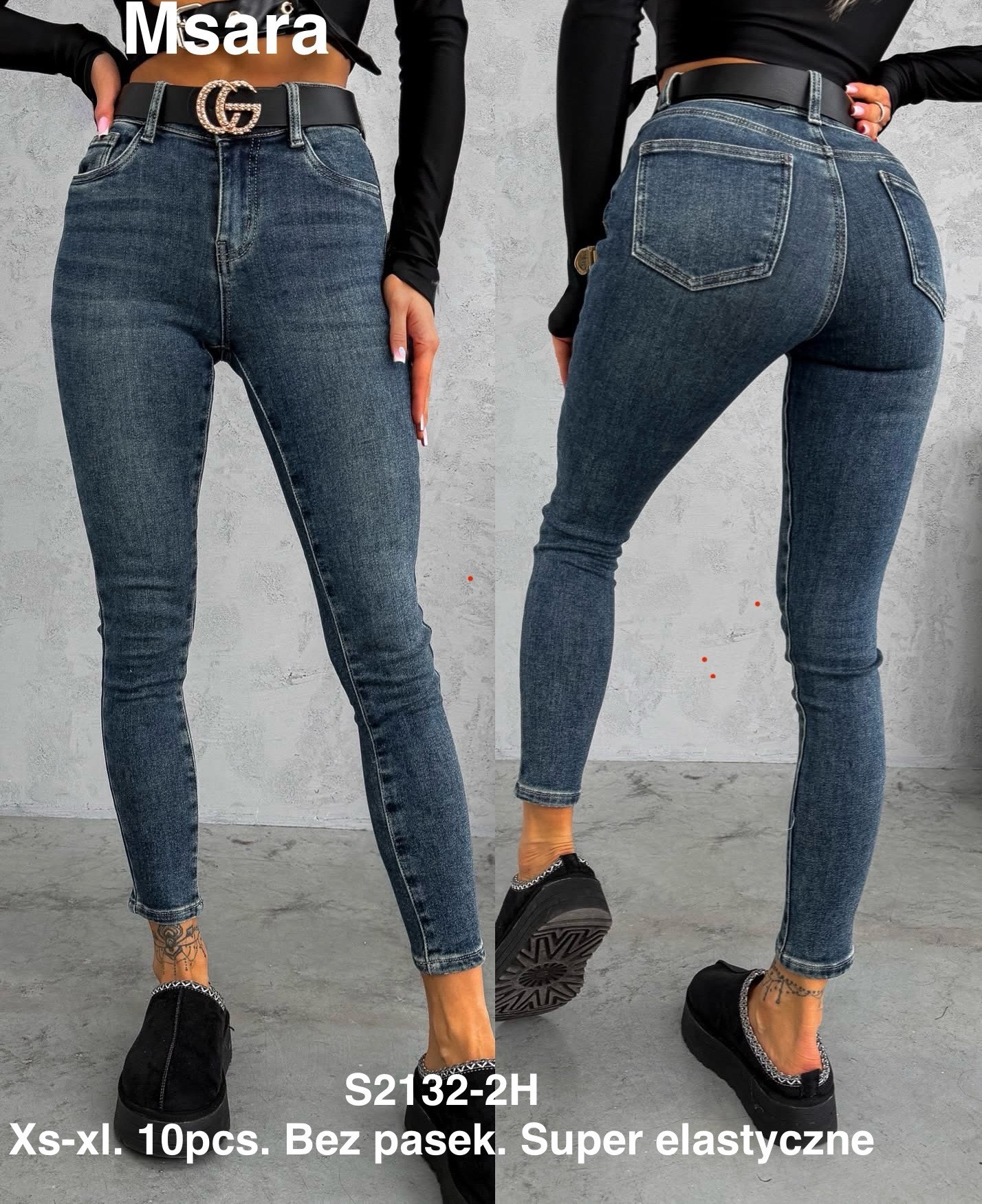 Jeansy damskie , Size xs-xl, paczka 10szt,1kolor