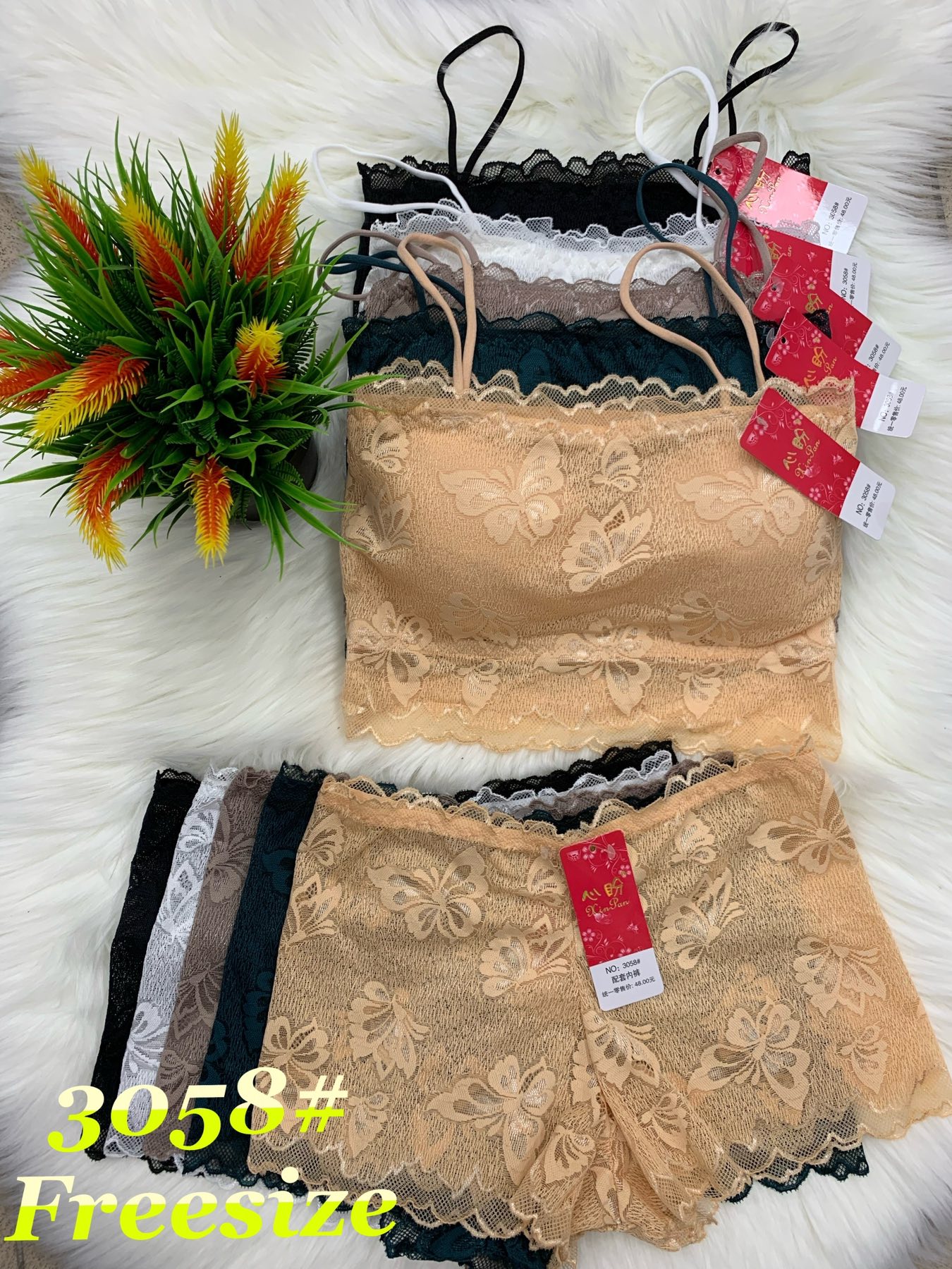 Komplet Bielizny damskie ,size uni,paczka 10szt,mix kolor