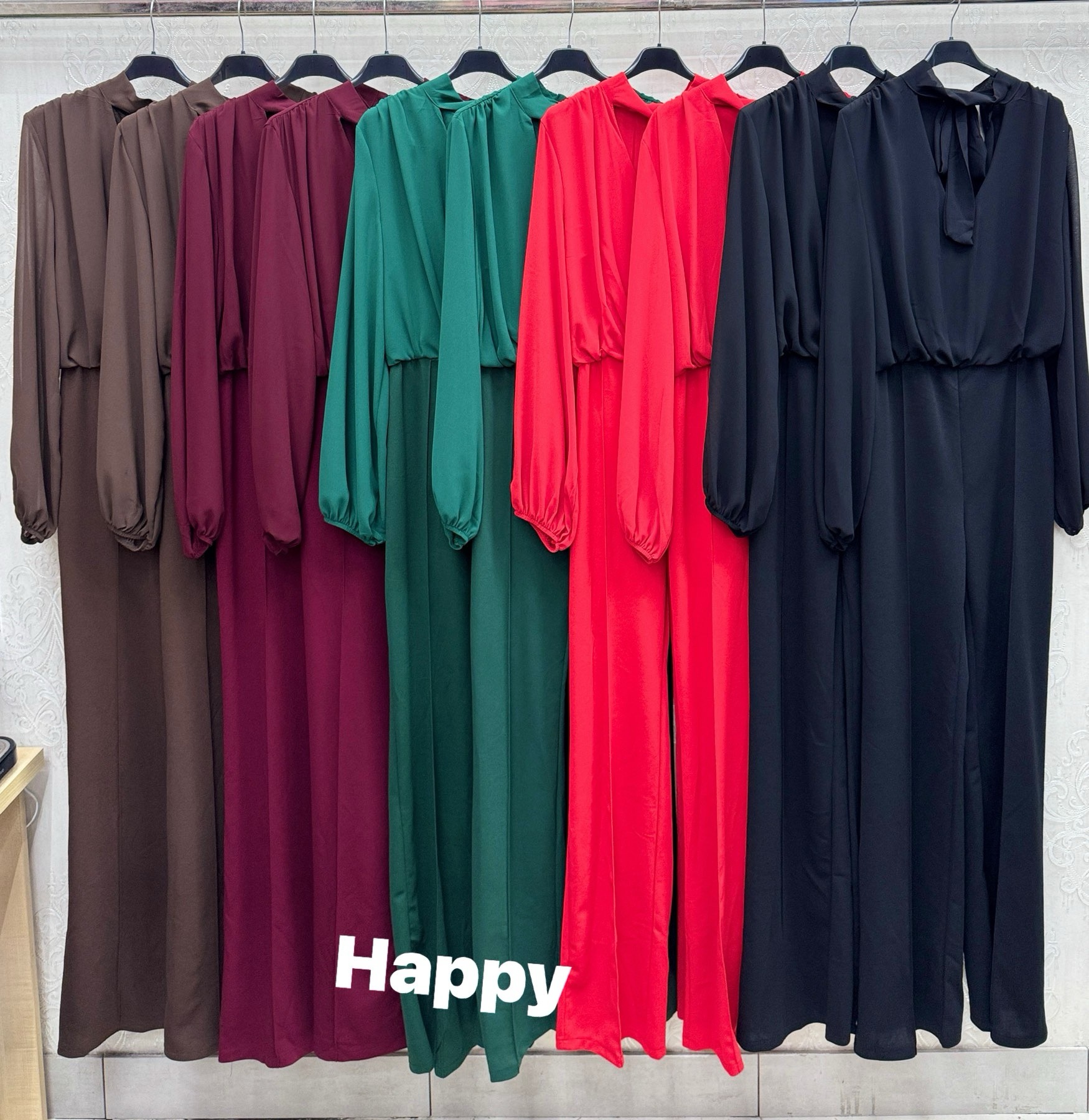 Kombinezony Damskie wloskie, Size uni, paczka 6szt ,mix kolor