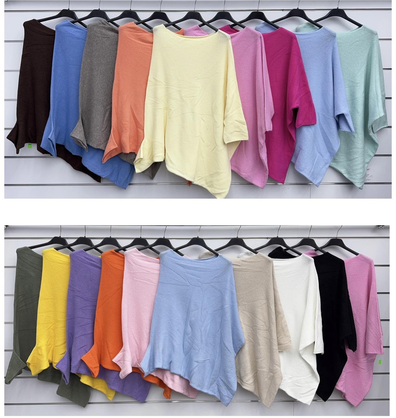 Swetry Damskie  WŁOSKA  , Size uni, paczka 6szt ,mix kolor