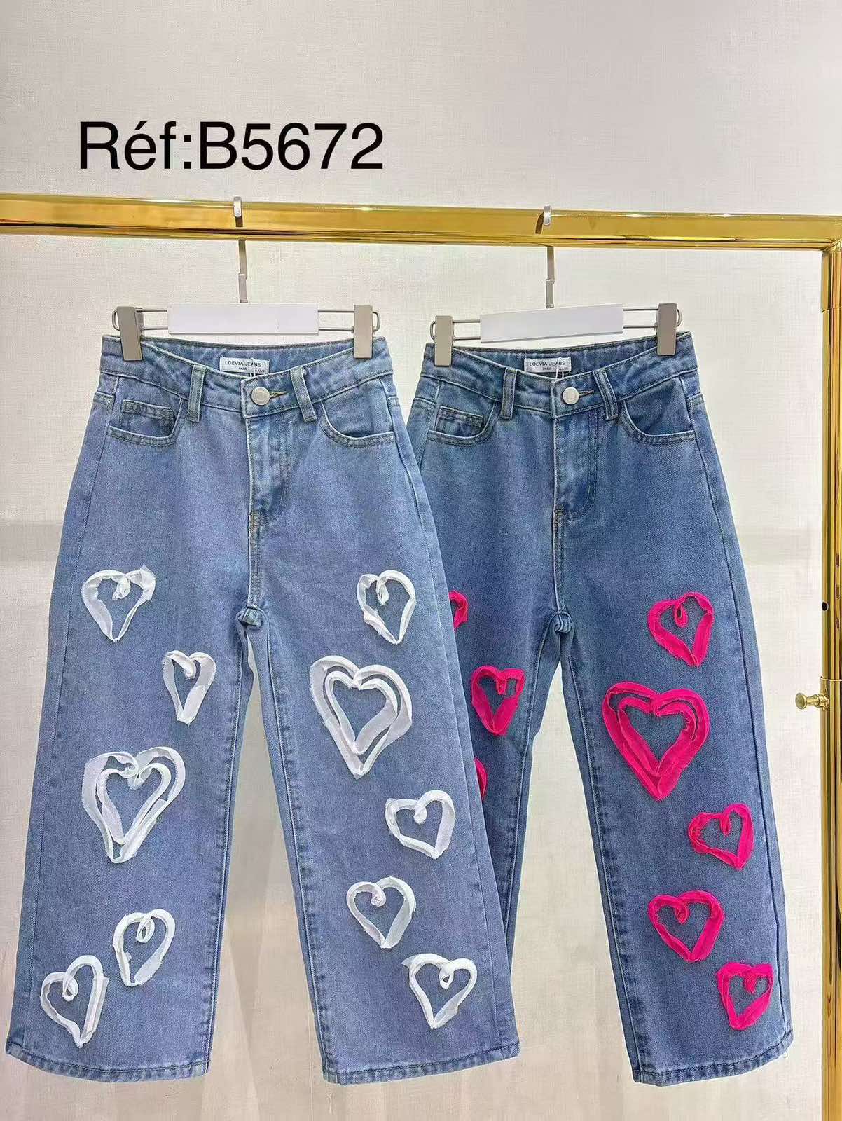 Spodnie JEANSY DZIECIĘCA , Size 4-14lat, paczka 6szt ,1kolor