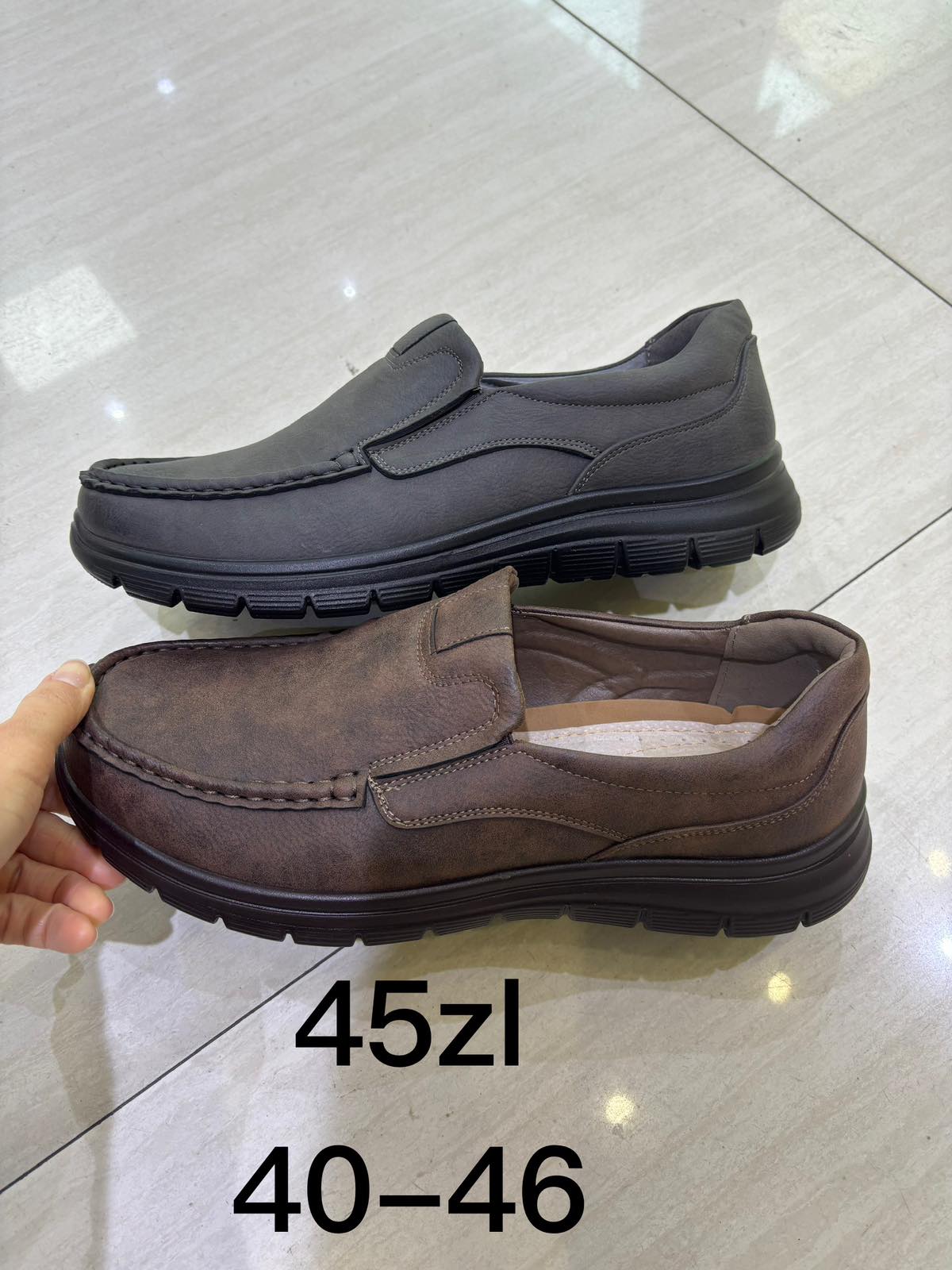 Buty Półbuty Męskie (40-46, 12par)