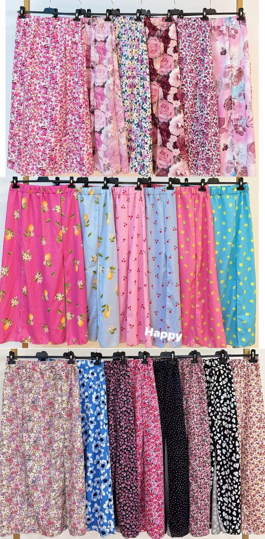 Spódnica Damskie wloskie, Size uni, paczka 6szt ,mix kolor