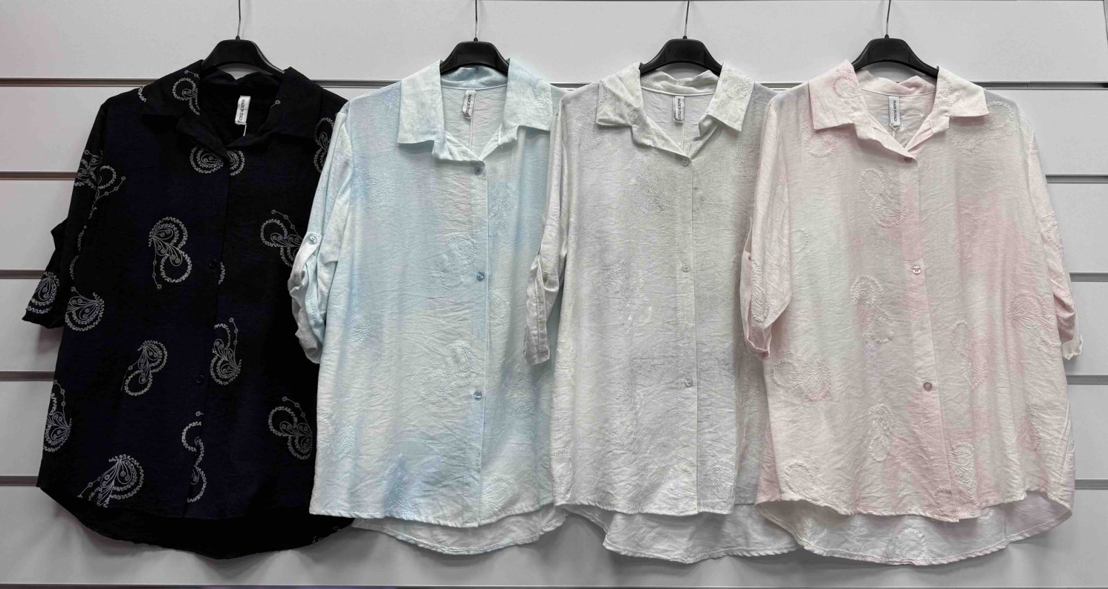 Bluzki Damskie  WŁOSKA  , Size uni, paczka 6szt ,mix kolor