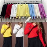 Bluzki Damskie Włoskie , Size uni, paczka 6szt ,mix kolor