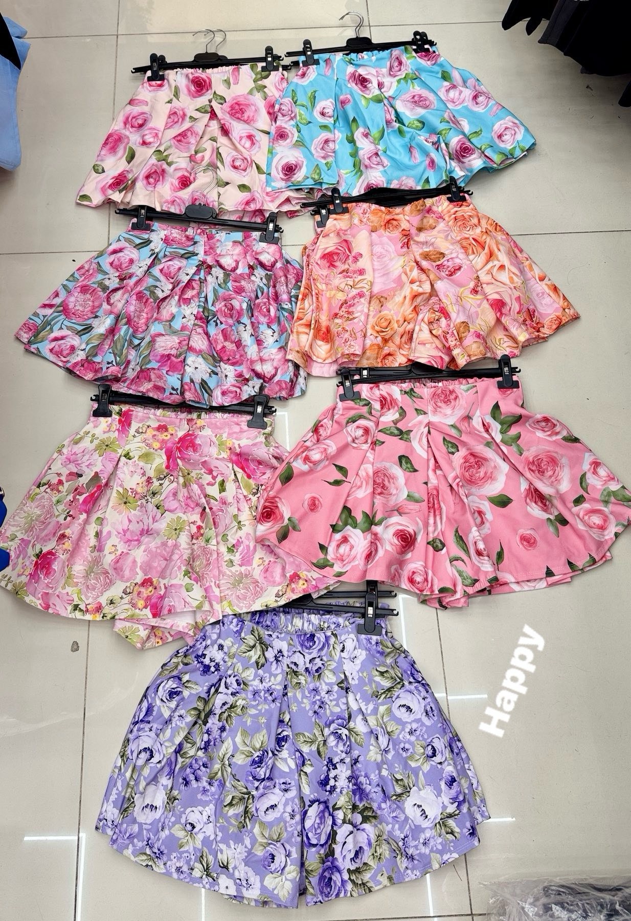 Spodenki Damskie wloskie, Size uni, paczka 6szt ,mix kolor