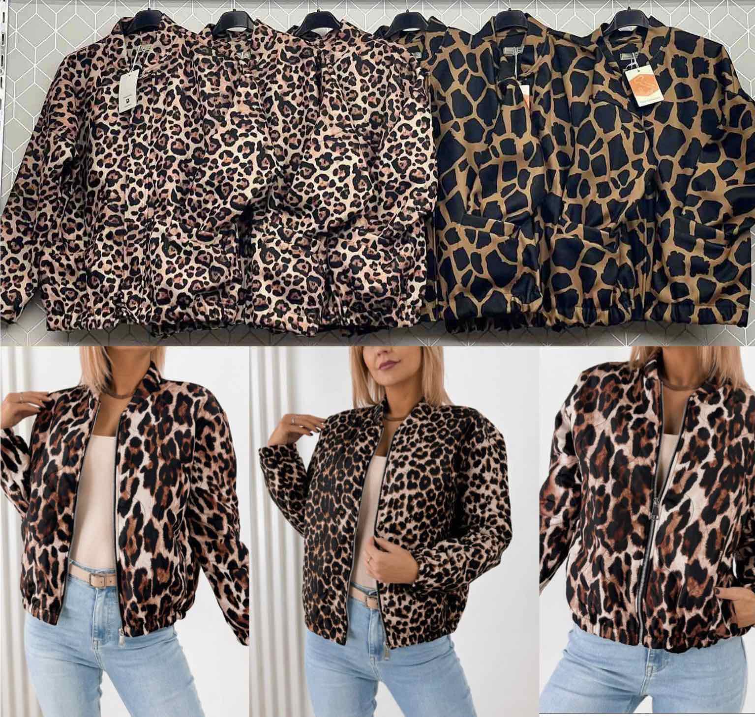 Kurtki Damskie wloskie, Size uni, paczka 6szt ,mix kolor