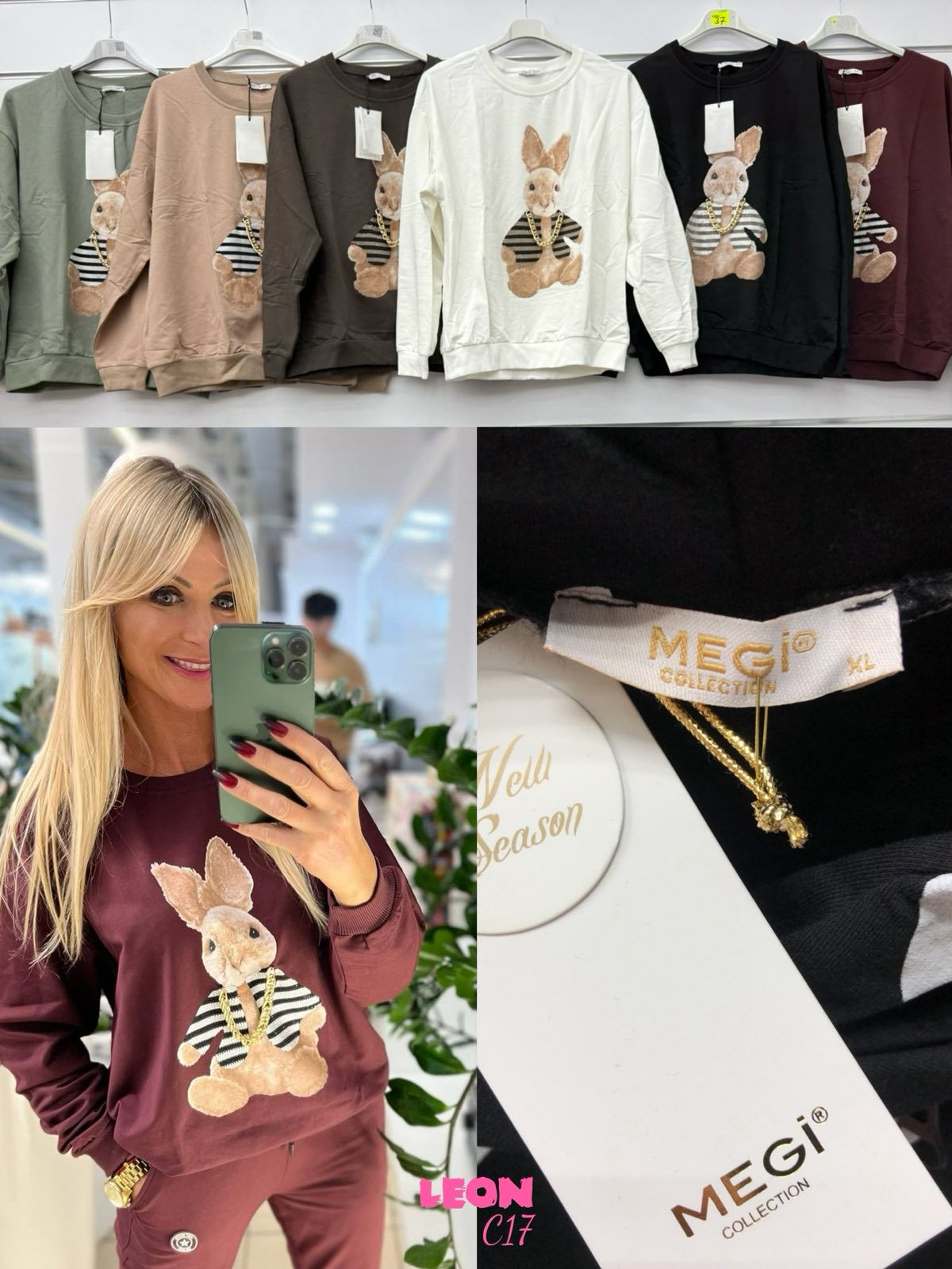 Bluzy Damskie  WŁOSKA  , Size uni, paczka 6szt ,mix kolor