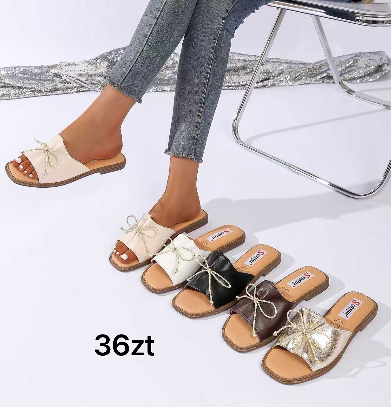 Klapki Damskie (36-41, 12par)