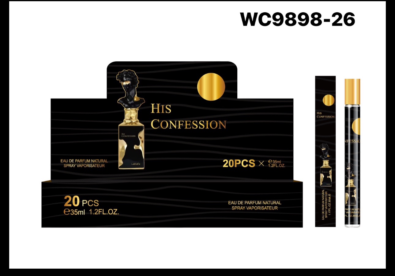 Perfumetki damskie 35ml, 20szt/Paczka