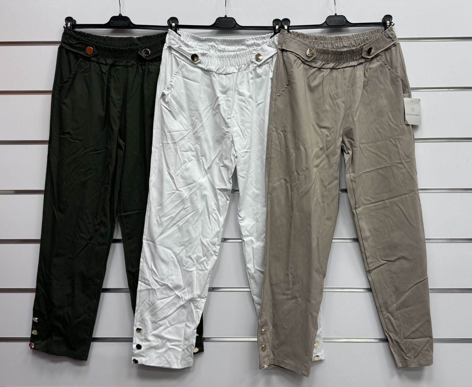 Spodnie Damskie  WŁOSKA  , Size uni, paczka 6szt ,mix kolor