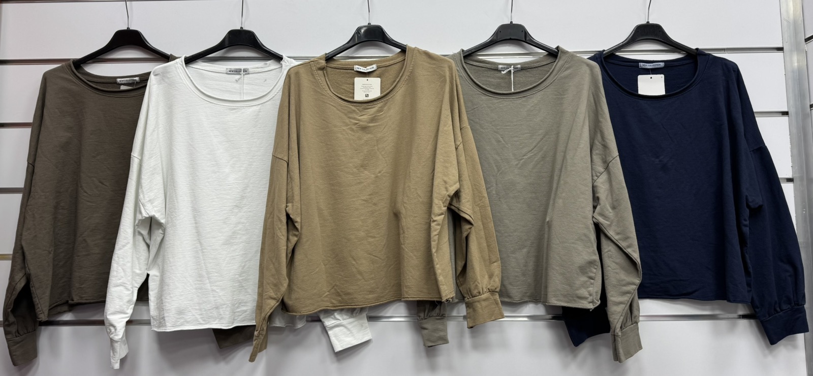 Bluzki  Damskie  WŁOSKA  , Size uni, paczka 6szt ,mix kolor