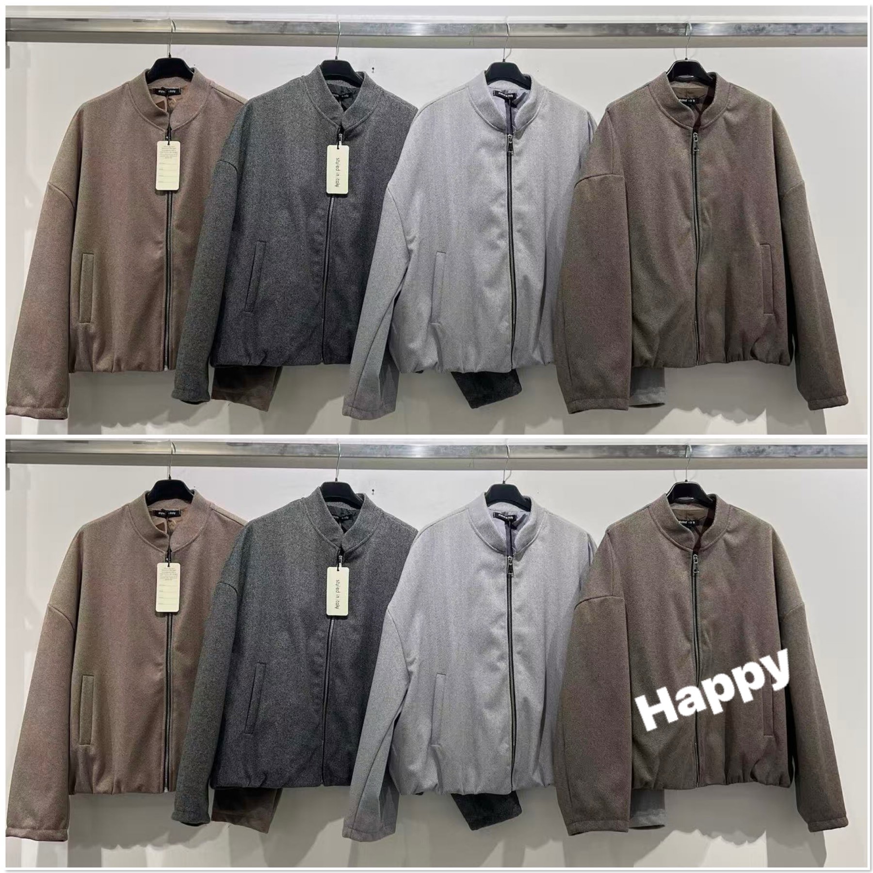 Kurtki Damskie wloskie, Size uni, paczka 6szt ,mix kolor