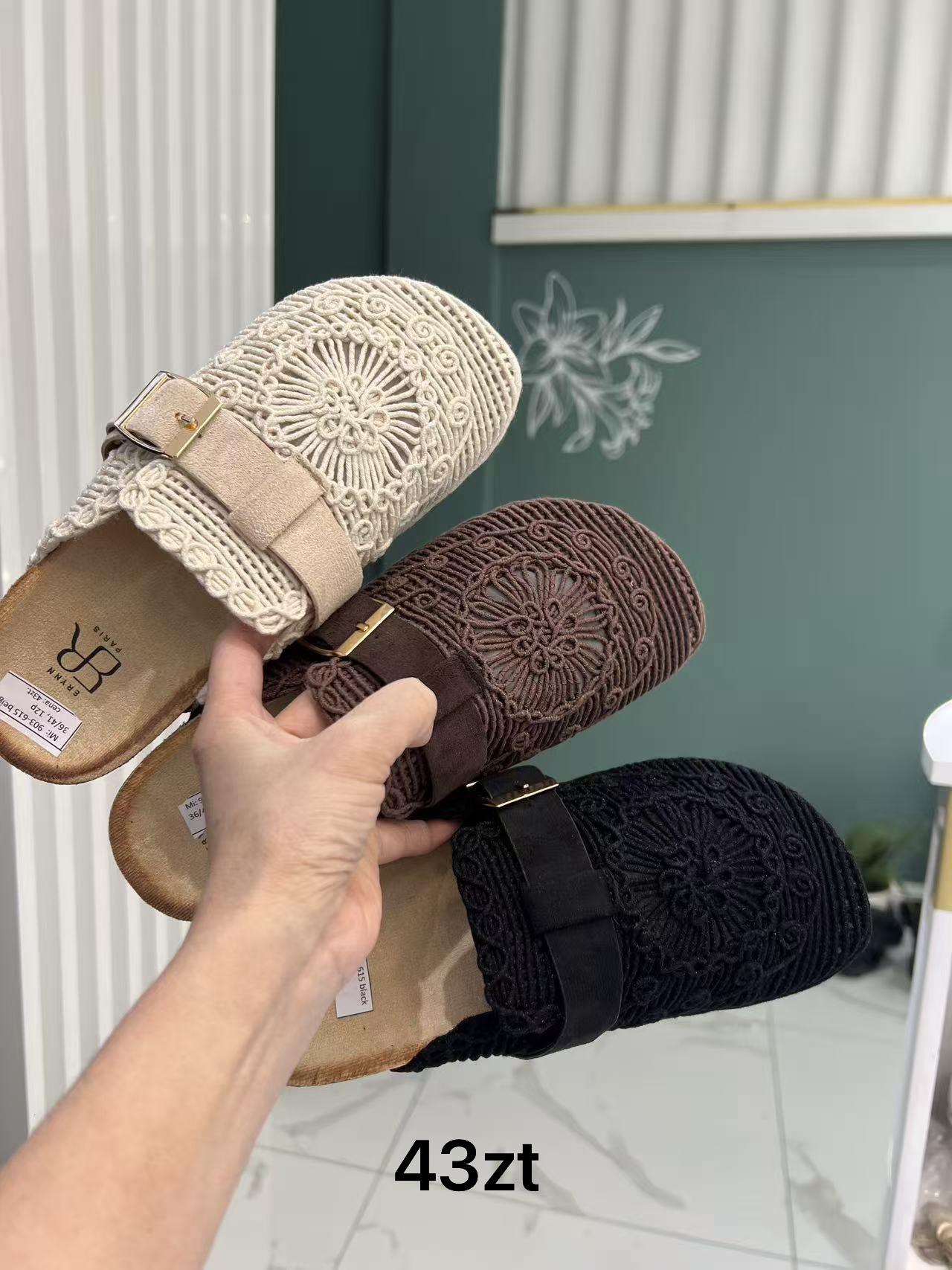 Klapki Damskie (36-41, 12par)