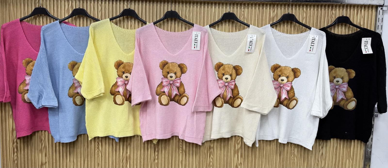 Swetry Damskie  WŁOSKA  , Size uni, paczka 6szt ,mix kolor