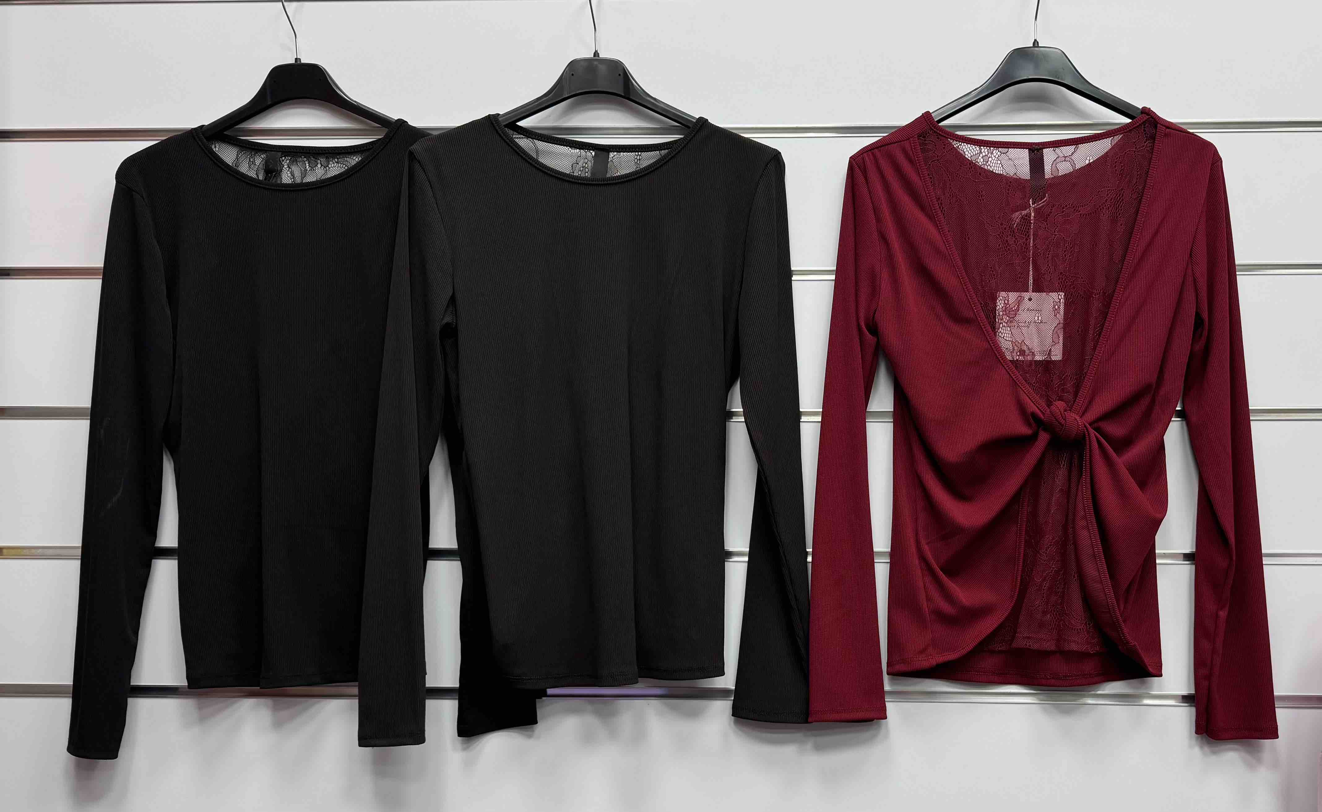 Bluzki  Damskie  WŁOSKA  , Size uni, paczka 6szt ,mix kolor