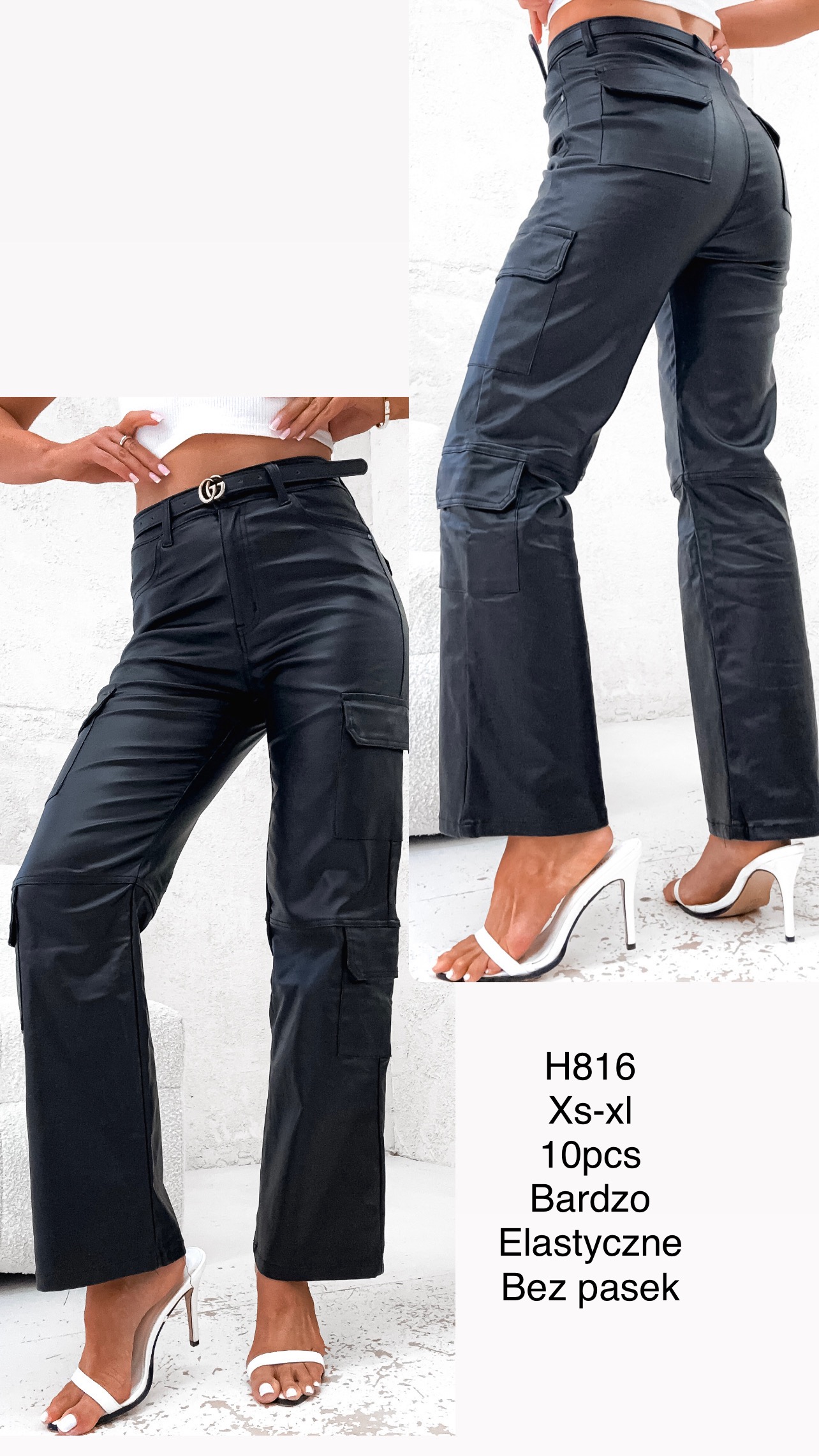 Spodnie skórzane damskie , Size xs-xl,paczka 10szt,1kolor