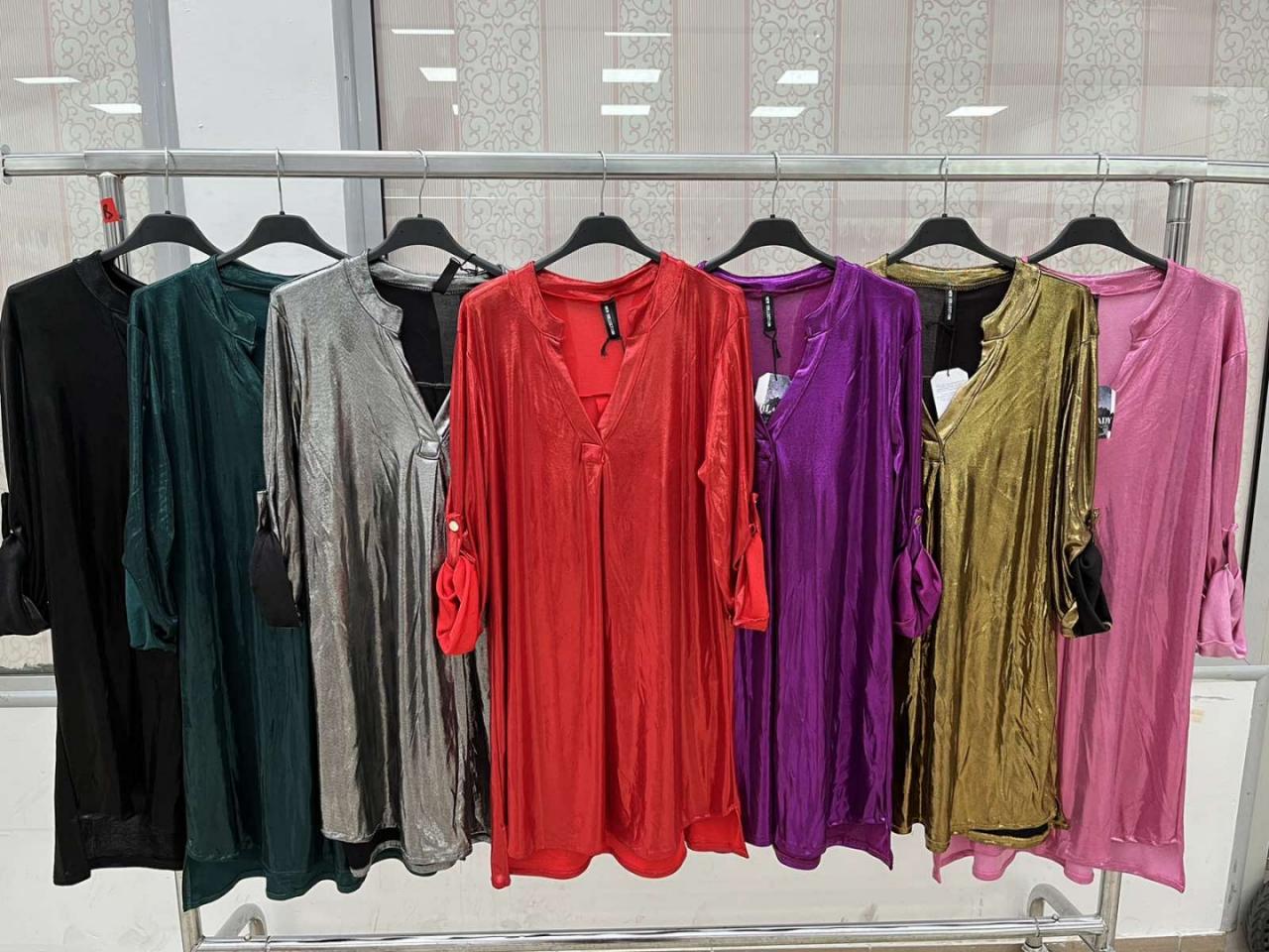 Sukienki Damskie  WŁOSKA  , Size uni, paczka 6szt ,mix kolor