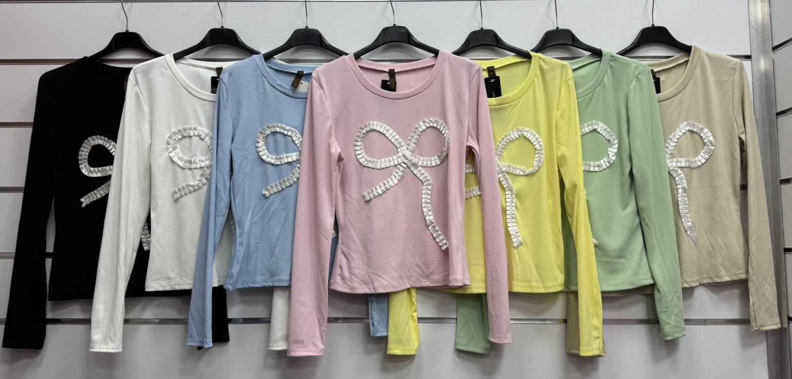 Bluzki Damskie  WŁOSKA  , Size uni, paczka 6szt ,mix kolor