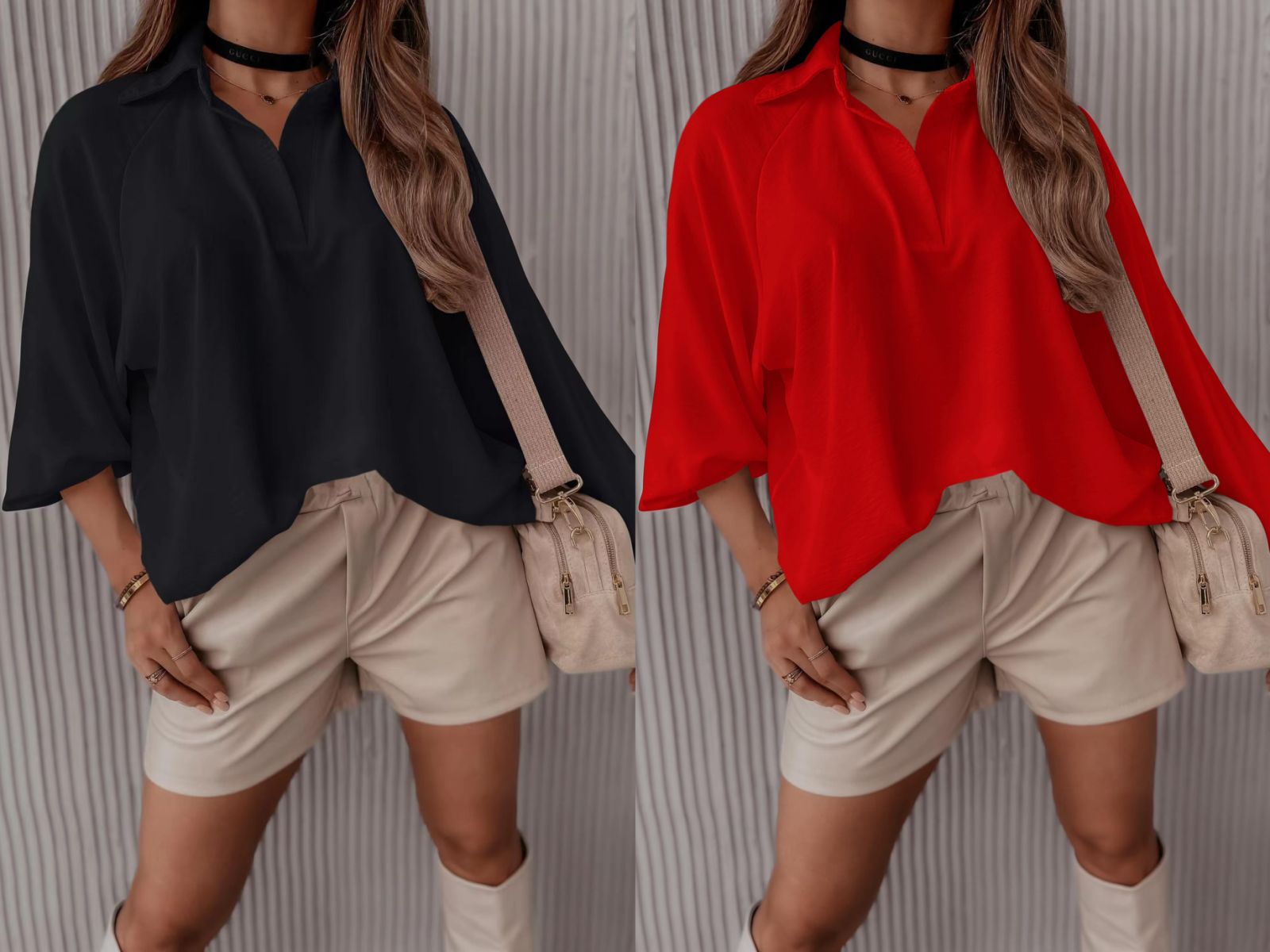 Bluzki Damskie  WŁOSKA  , Size uni, paczka 6szt ,mix kolor