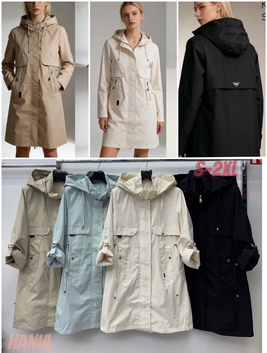 Kurtki damskie, Size s-2xl, paczka 5szt ,1kolor