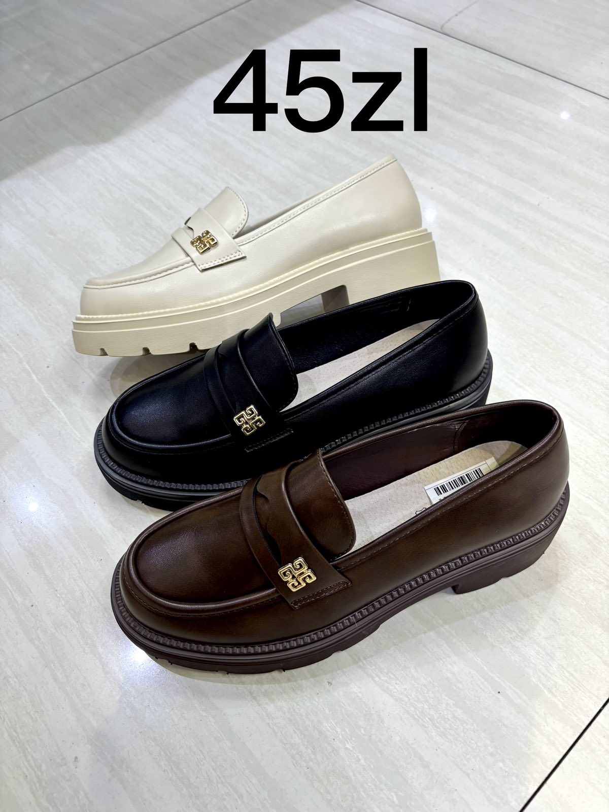 Buty Mokasyny Damskie (36-41, 12par)