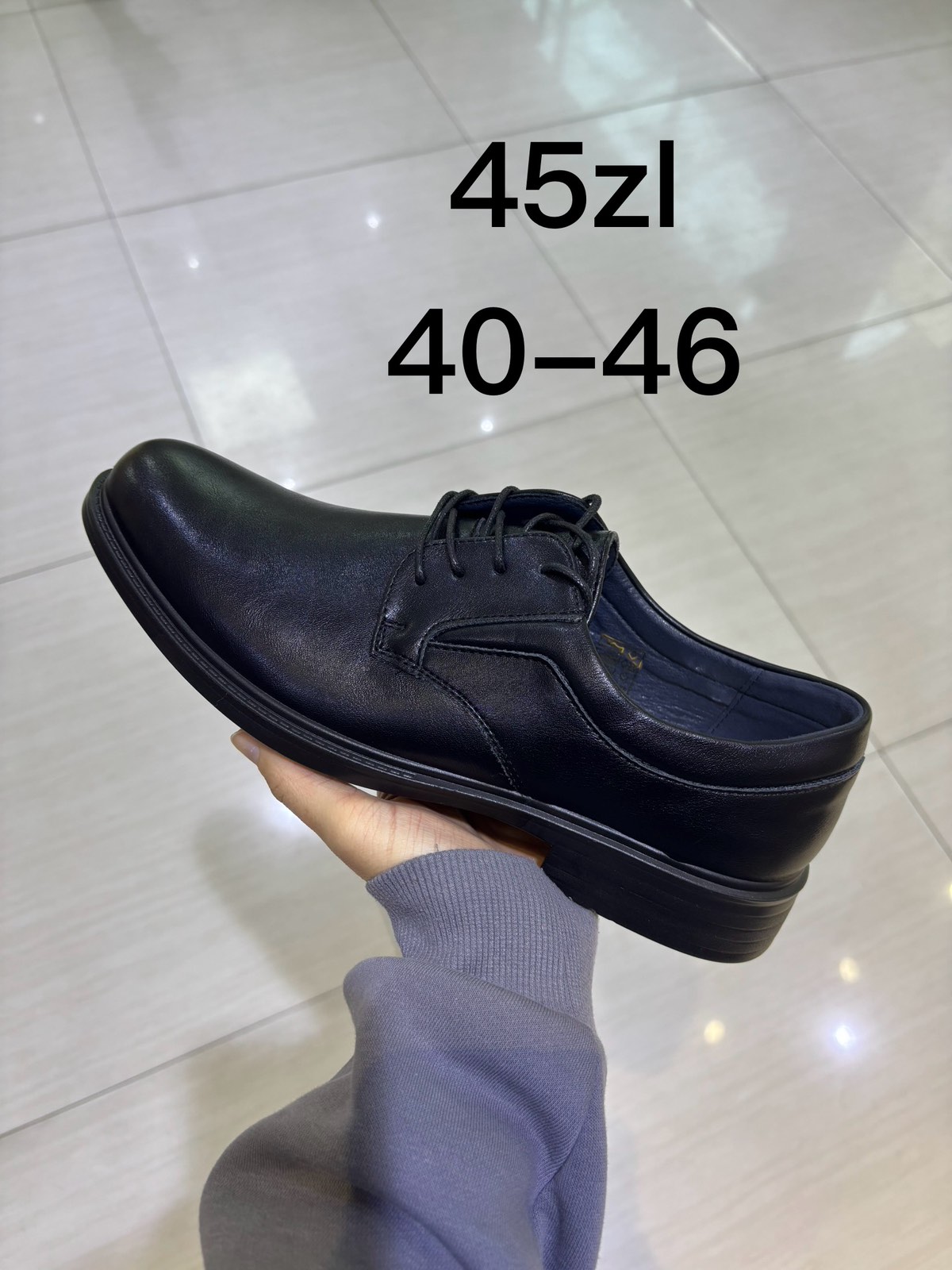 Buty Półbuty Męskie (40-46, 12par)