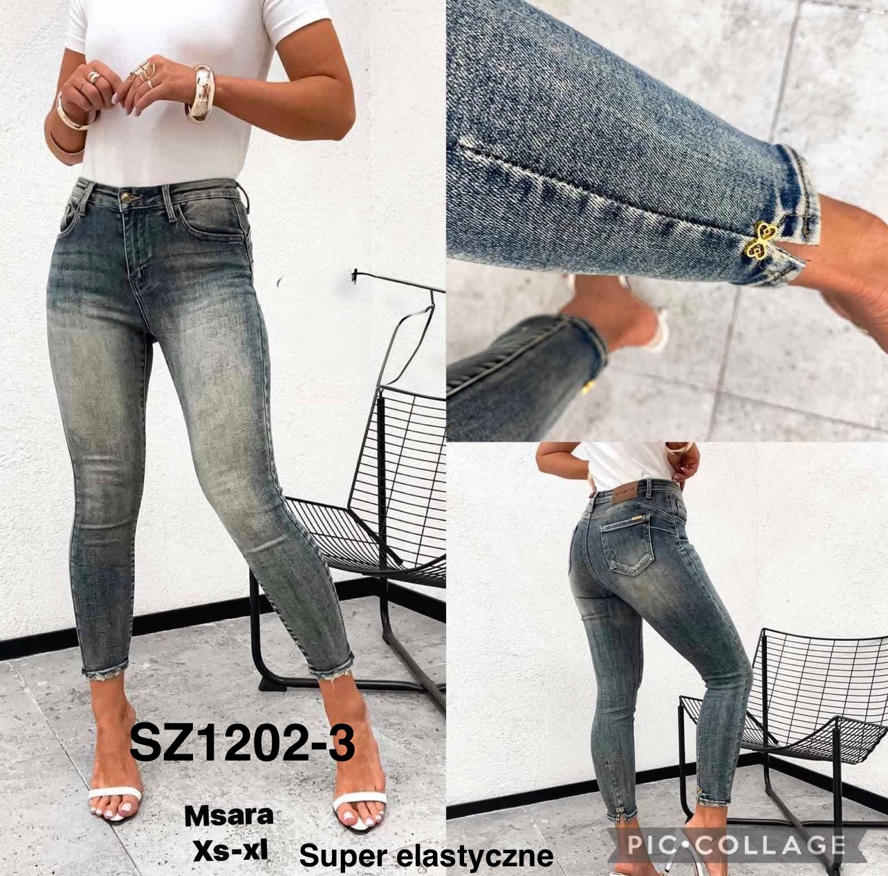 Jeansy damskie , Size xs-xl, paczka 10szt,1kolor