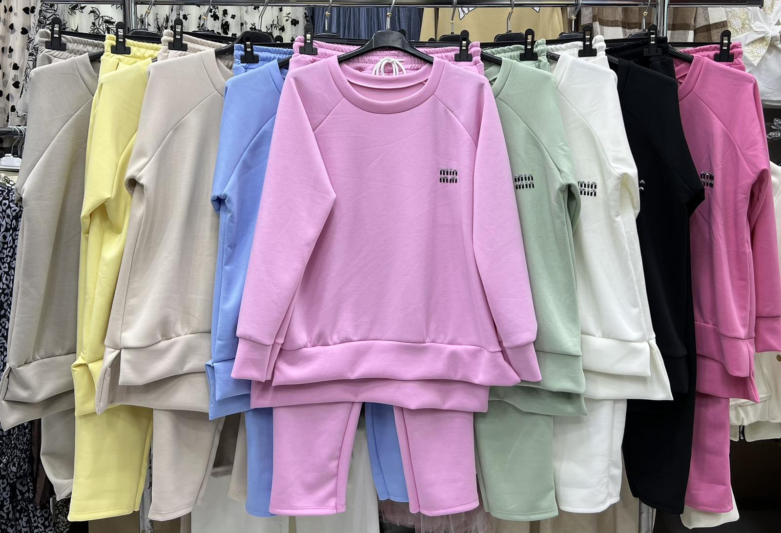 Komplety Damskie  WŁOSKA  , Size uni, paczka 6szt ,mix kolor