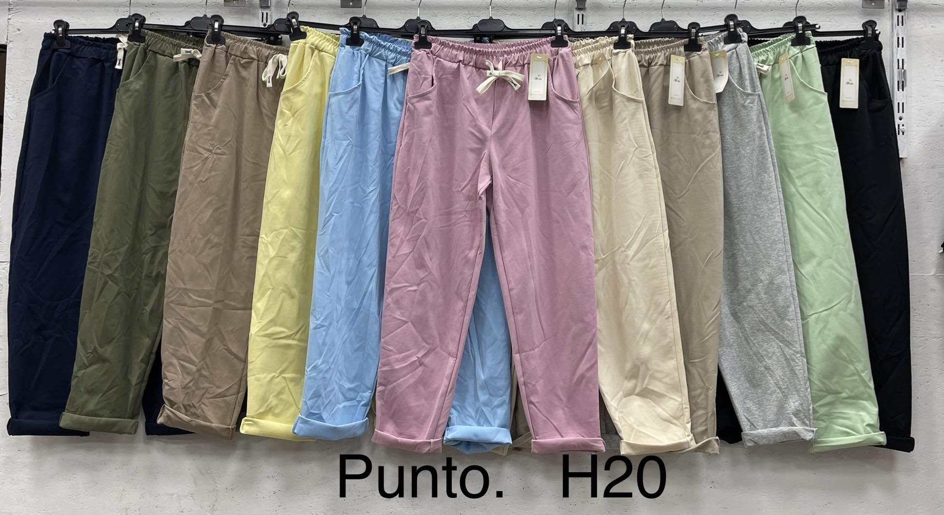 Spodnie Damskie  WŁOSKA  , Size uni, paczka 6szt ,mix kolor