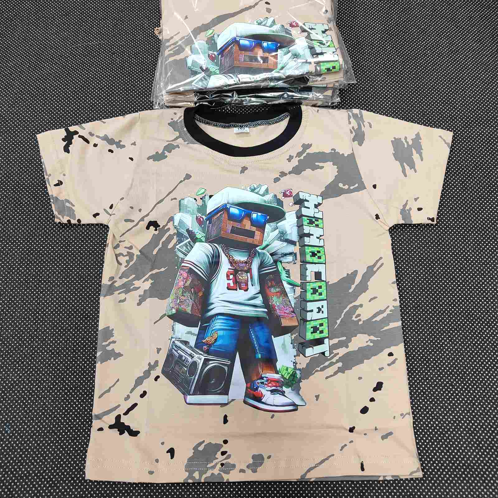 Bluzki DZIECIĘCA ,size 110-146,paczka 7szt ,1kolor