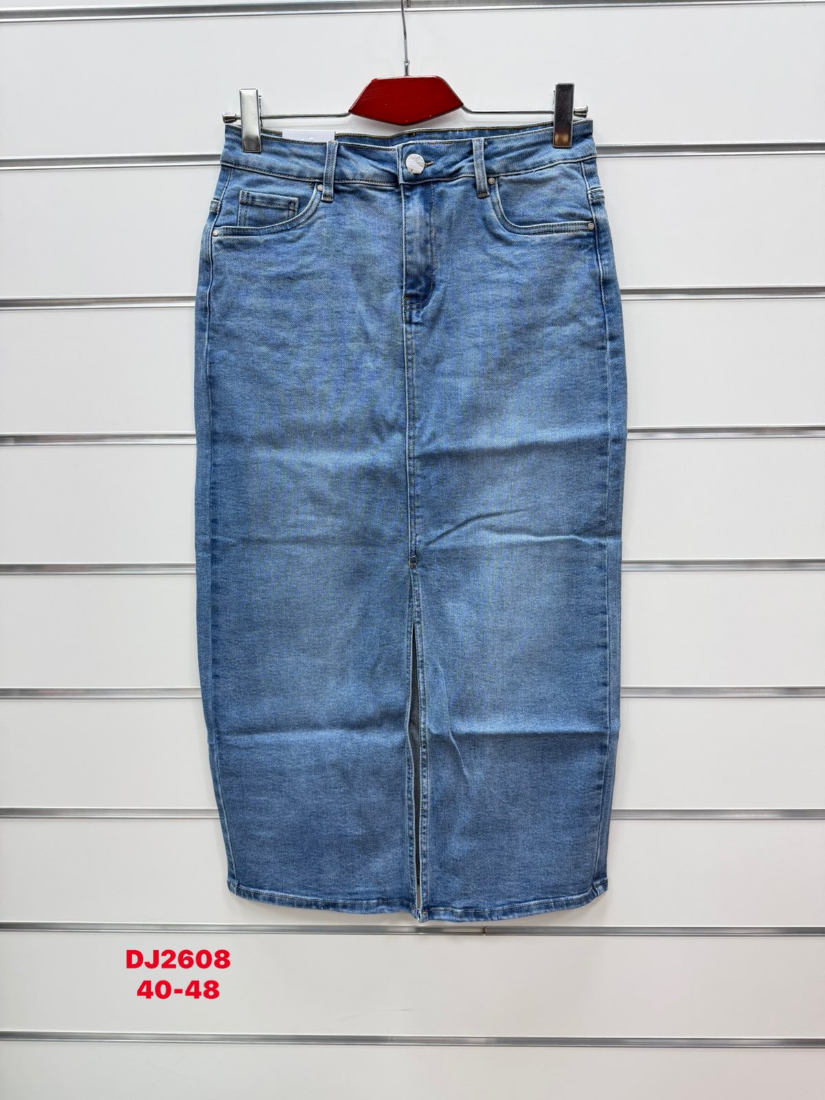 Spódnica Jeansowe damskie , Size 40-48,paczka 10szt,1kolor