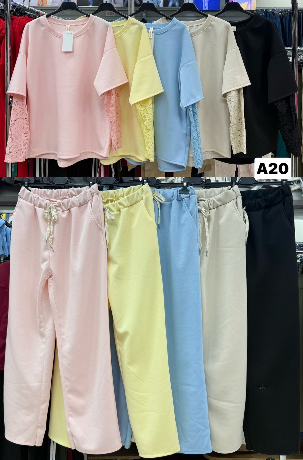 Komplety  Damskie wloskie, Size uni, paczka 6szt ,mix kolor