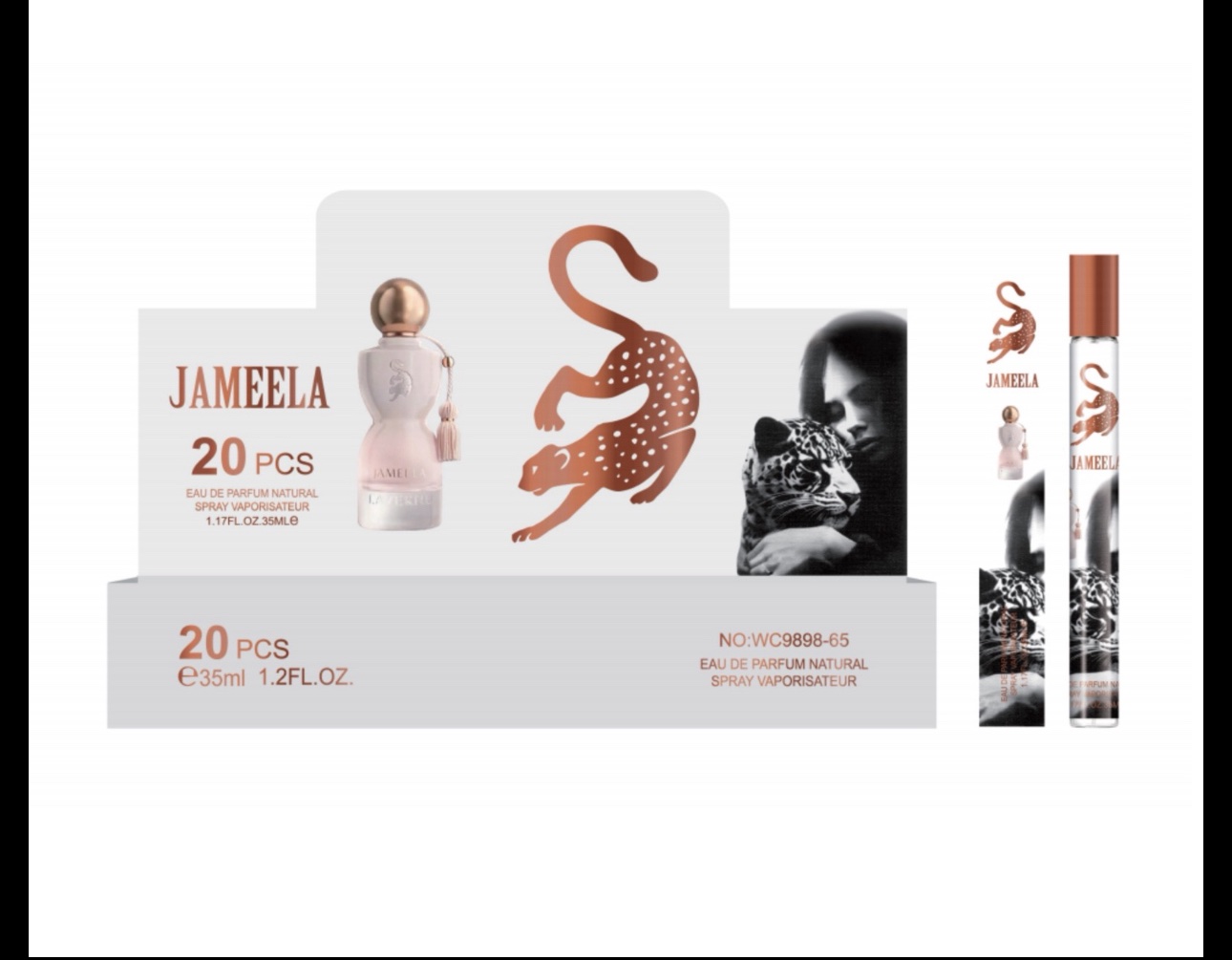 Perfumetki damskie 35ml, 20szt/Paczka